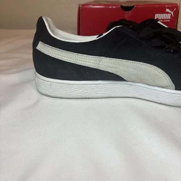 Puma Men's Suede Classic Sneaker, Size 12 M, Black - Picture 15 of 16